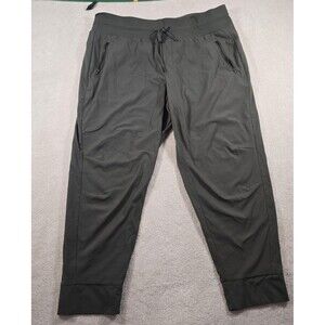 Athleta Trekke North Jogger Pants Women's Size 18 Green Drawstring